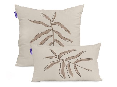 Cushion cover HappyFriday Blanc Maple  Multicolour Supply