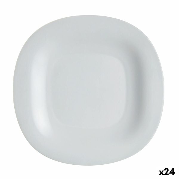 Flat plate Luminarc Carine Granit Grey Glass Ø 27 cm Online now