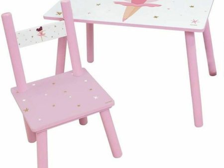 Children s table and chairs set Fun House Dancer Ballerina Children s Discount