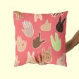 Cushion cover HappyFriday Aware Good vibes  Multicolour 50 x 50 cm 2 Pieces Fashion