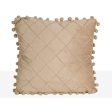 Cushion Romimex Beige 40 x 5 x 40 cm Discount