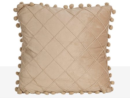 Cushion Romimex Beige 40 x 5 x 40 cm Discount