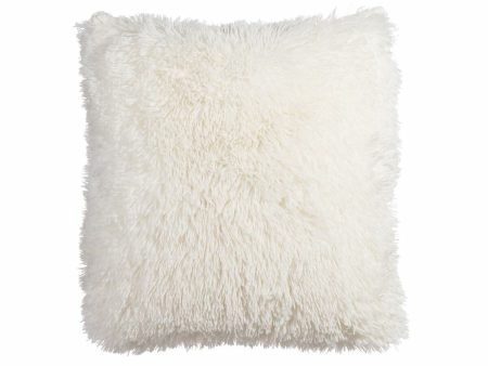 Cushion White Hair 45 x 45 cm Discount