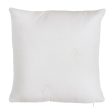 Cushion Cream 40 x 40 cm Squared Floral Supply