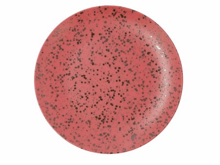 Flat plate Ariane Oxide Ceramic Red (Ø 27 cm) (6 Units) For Cheap