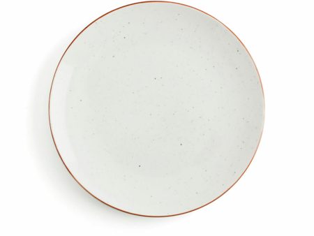 Flat plate Ariane Terra Ceramic Beige (Ø 27 cm) (6 Units) Online now