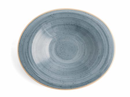 Deep Plate Ariane Terra Ceramic Blue (Ø 29 cm) (6 Units) For Discount