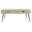 Centre Table DKD Home Decor Black Multicolour Copper Natural Metal Paolownia wood MDF Wood 100 x 52 x 42,5 cm 100 x 52 x 72 cm Discount