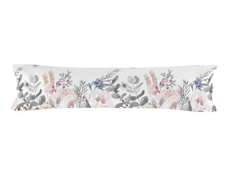 Pillowcase HappyFriday Delicate bouquet  Multicolour 45 x 155 cm For Cheap