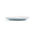 Flat Plate Ariane Tornado White Bicoloured Ceramic Ø 21 cm (12 Units) on Sale