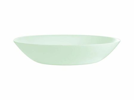 Deep Plate Luminarc Diwali Paradise Green Glass 20 cm (24 Units) Cheap