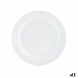 Flat plate Quid Basic Ceramic White (Ø 27 cm) (12 Units) on Sale