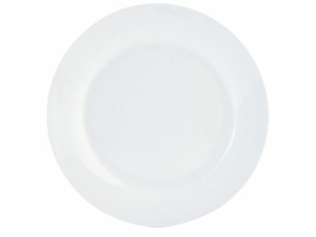 Flat plate Quid Basic Ceramic White (Ø 27 cm) (12 Units) on Sale