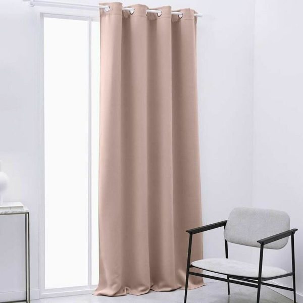 Curtain TODAY Essential Opaque Light Pink 140 x 240 cm For Cheap