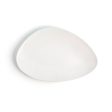 Flat plate Ariane Antracita Triangular Ceramic White (Ø 29 cm) (6 Units) Fashion