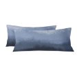 Pillowcase HappyFriday Blanc Nightfall Multicolour 45 x 110 cm (2 Units) Online now