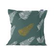 Cushion cover HappyFriday Blanc Foliage mint Multicolour 60 x 60 cm For Cheap