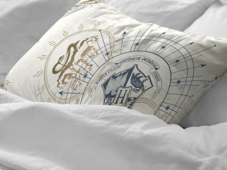 Pillowcase Harry Potter Beige Multicolour 175 Threads 65 x 65 cm Discount