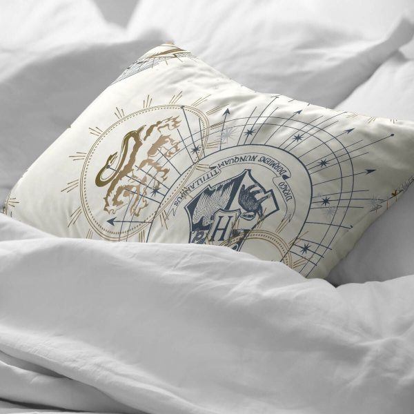 Pillowcase Harry Potter Beige Multicolour 175 Threads 65 x 65 cm Discount