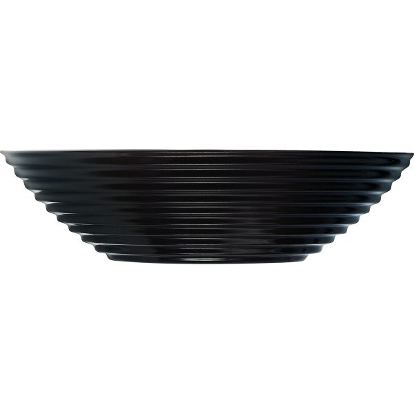 Bowl Luminarc Harena Soup 20 cm Black Glass (24 Units) For Cheap