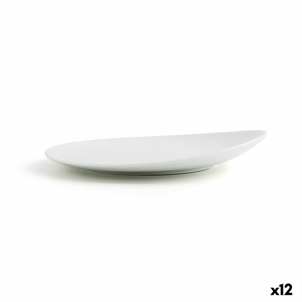 Flat plate Ariane Vital Coupe Ceramic White (Ø 21 cm) (12 Units) Cheap