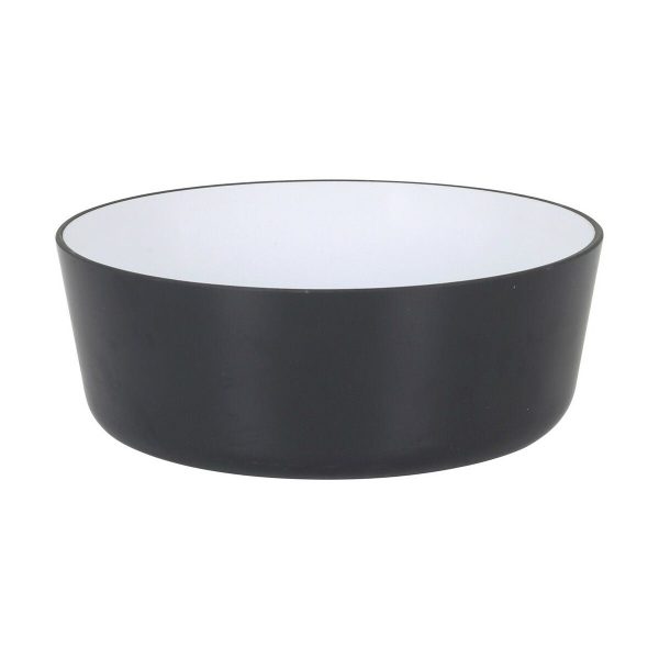 Bowl Inde Melamin White Black 600 ml 14 x 6 cm on Sale