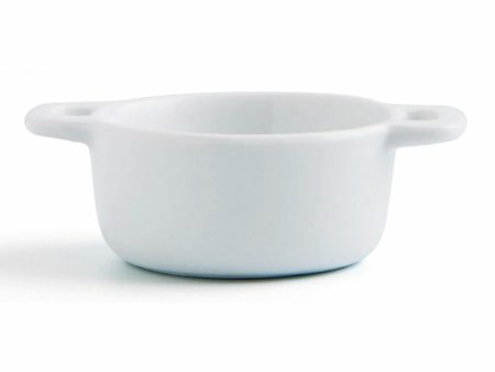 Snack tray Quid Gastro Fun White Ceramic 10 x 7 x 4 cm (12 Units) Online now