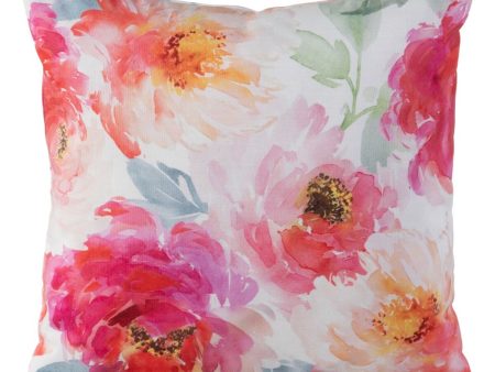 Cushion Pink Roses 45 x 45 cm on Sale