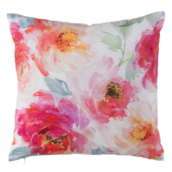 Cushion Pink Roses 45 x 45 cm on Sale