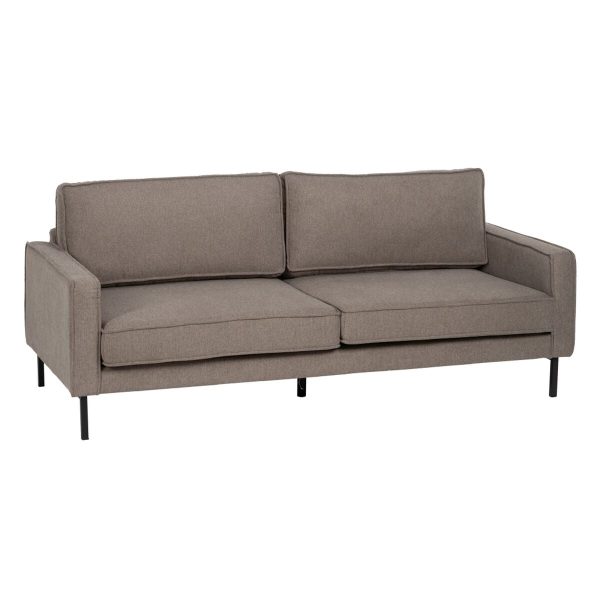 3-Seater Sofa Taupe 213 x 87 x 90 cm Online Sale