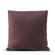 Cushion cover HappyFriday HF Living Square Felt Burgundy 50 x 50 cm For Discount