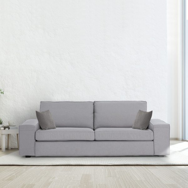 Cushion cover Eysa MID Grey 45 x 45 cm Online now