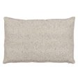 Cushion Cotton Linen Grey 60 x 40 cm For Cheap