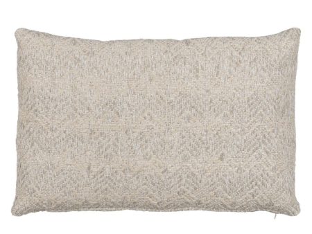 Cushion Cotton Linen Grey 60 x 40 cm For Cheap