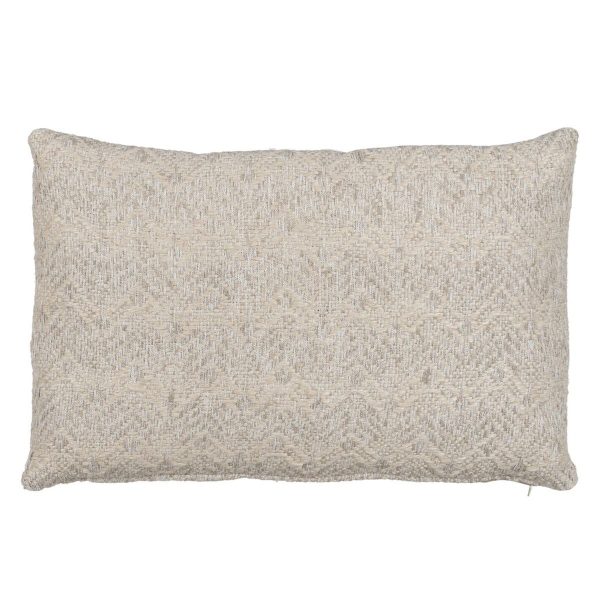 Cushion Cotton Linen Grey 60 x 40 cm For Cheap