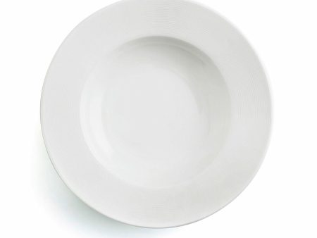 Deep Plate Ariane Orba Ceramic White 23 cm (12 Units) Hot on Sale