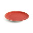 Flat plate Ariane Terra Ceramic Red (24 cm) (6 Units) Discount