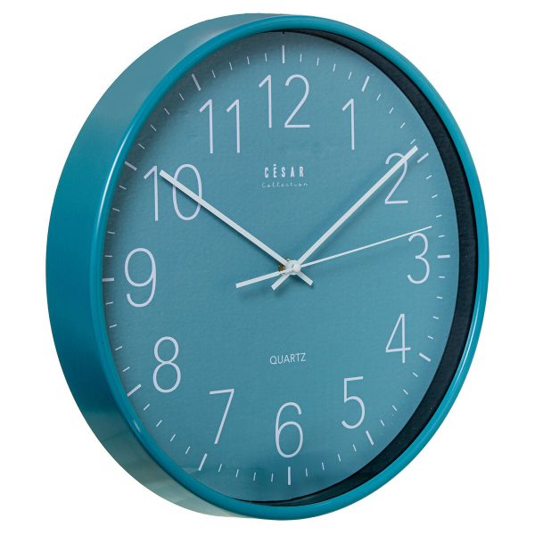 Wall Clock Alexandra House Living Blue Acrylic Plastic 38 x 5 x 38 cm Cheap