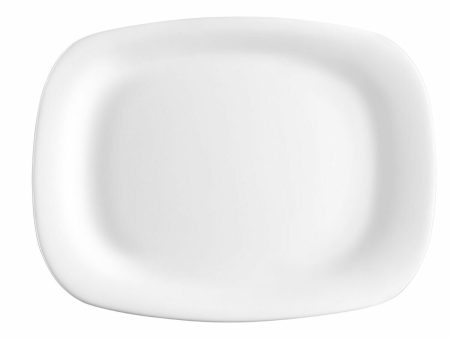 Serving Platter Bormioli Rocco Parma Rectangular 24 x 34 cm Glass 12 Units Supply