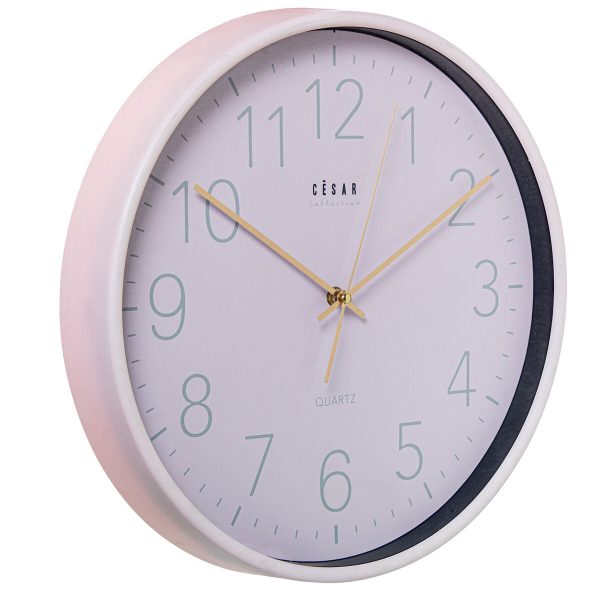 Wall Clock Alexandra House Living Pink Acrylic Plastic 38 x 5 x 38 cm For Sale