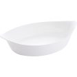 Serving Platter Luminarc Smart Cuisine Oval White Glass 6 Units 38 x 22 cm Fashion