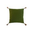 Cushion Home ESPRIT Green Boho 45 x 5 x 45 cm Online now