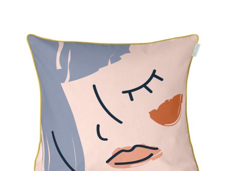 Cushion cover HappyFriday HF Living Silhouette Multicolour 50 x 50 cm Online now