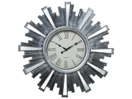 Wall Clock Alexandra House Living Grey Silver Resin Plastic 57 x 4 x 57 cm Discount