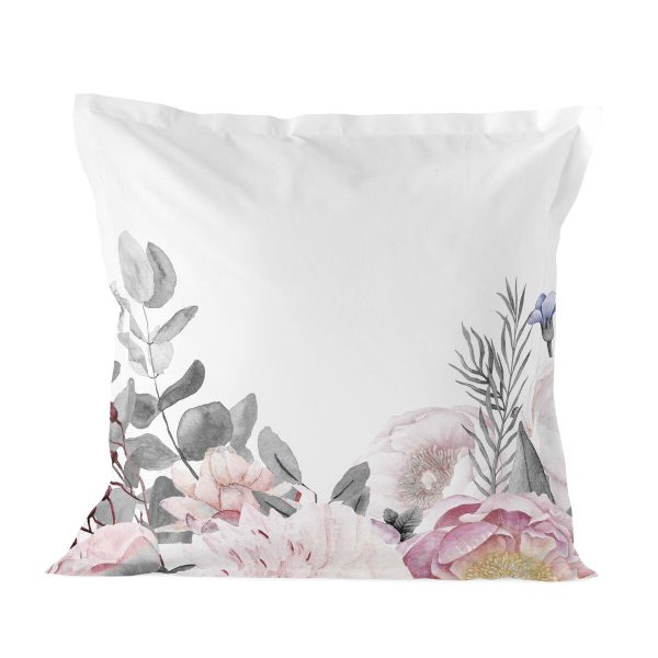 Pillowcase HappyFriday Delicate bouquet Multicolour 60 x 60 cm Hot on Sale