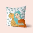 Cushion cover HappyFriday Aware Girl power Multicolour 50 x 50 cm 2 Pieces Online now