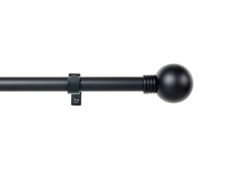 Curtain Bar Stor Planet Cintacor Sphere 160-300 cm Black Metal Online now