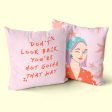 Cushion cover HappyFriday Aware Wink Multicolour 50 x 50 cm 2 Pieces Online Sale