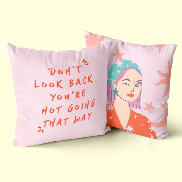 Cushion cover HappyFriday Aware Wink Multicolour 50 x 50 cm 2 Pieces Online Sale