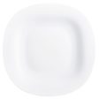 Flat plate Luminarc Carine White Glass (Ø 26 cm) (24 Units) For Discount